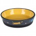Миска для котів Flamingo Rani Antislip РАНІ АНТИСЛІП, керамічна, 320мл, темно-сірий - жовтий