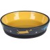 Миска для котів Flamingo Rani Antislip РАНІ АНТИСЛІП, керамічна, 320мл, темно-сірий - жовтий  - фото 2