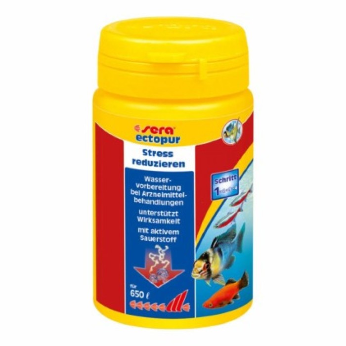 Sera ectopur - боротьба з грибком та ектопаразитами на 600 л - 130 г