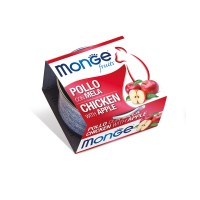 Влажный корм MONGE CAT Adult, для взрослых кошек, курица с яблоком, 80 г