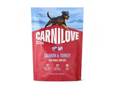Корм сухий Carnilove Active Salmon & Turkey Small Breed для cобак малих порід лосось та індичка 1,5  кг