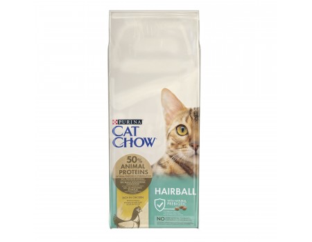 Cat Chow Hairball control контроль освіти кульок вовни 15 кг