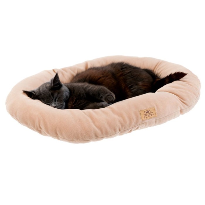 Подушка Ferplast Relax 45 из мягкого микрофлиса для собак и кошек, беж