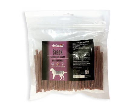 Лакомство AnimAll Snack утиные палочки для собак 500 г, 02613