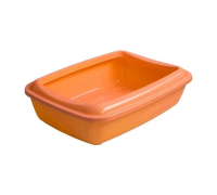 Туалет під наповнювач AnimAll для кішок, з лопаткою, помаранчевий, 50×..