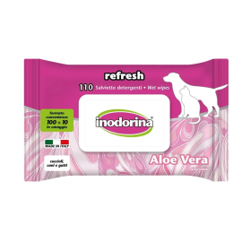 Серветки Inodorina Salv Refresh Aloe Vera з алоє, 110  шт..