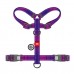 Шлея для собак H-подібна WAUDOG Nylon Mono QR світловід. розмір М Ш 20мм А 38-60cм В 45-60cм фіолет.  - фото 2