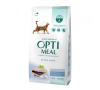 Сухий корм Optimeal, для котів, з тріскою, 1,5 кг..