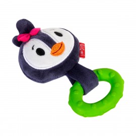 Іграшка для собак Пінгвін з пищалкою GiGwi Suppa Puppa, текстиль / гум..