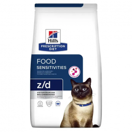 Сухой корм для кошек Hill’s Prescription Diet z/d, при пищевой аллерги..