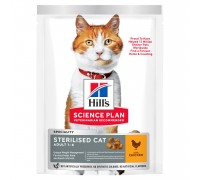 Hills SP Fel Adult Sterilised Cat Ch, для стерилізованих кішок, з курк..