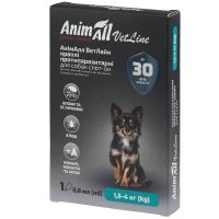 Краплі AnimAll VetLine Spot-On від бліх і кліщів для собак (1.5-4 кг), 0.8 мл