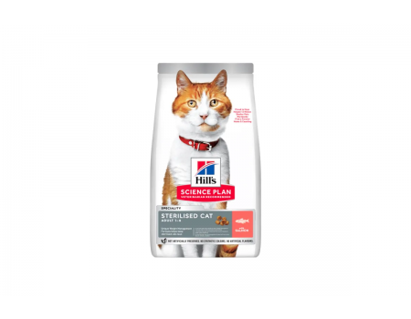 Hills Feline Adult Sterilised Cat Salmon для стерилізованих котів з лососем - 0.3кг