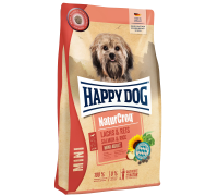 Сухой корм Happy dog ​​NC Mini Lachs&Reis, для собак мелких пород, лос..