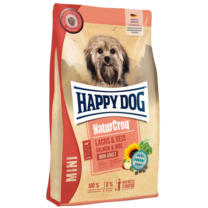 Happy dog  NC Mini Lachs&Reis 4kg сухой корм для собак
