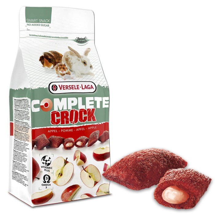 Лакомство Versele-Laga Complete Crock КОМПЛИТ ЯБЛОКО, для кроликов и грызунов , 0.05 кг
