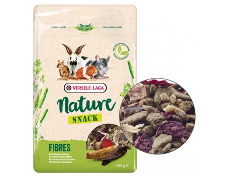 Versele-Laga Nature Snack Fibres ВЕРСЕЛЕ-ЛАГА НАТЮР СНЕК КЛЕТКОВИНА дополнительный корм для грызунов 0,5 кг