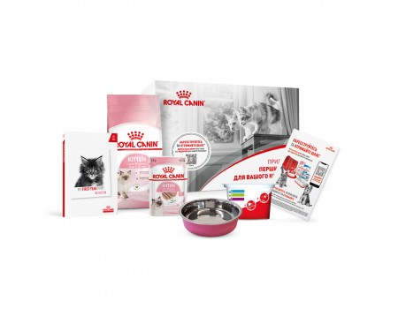 Первый набор для котят ROYAL CANIN KITTEN 0.4 кг + влажный корм 0.085 кг