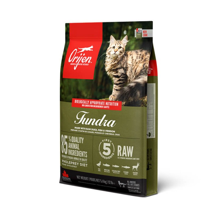 Orijen Tundra Cat Сухий корм для кішок з качкою та рибою 5.4KG