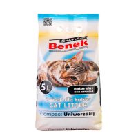 Наполнитель бентонитовый Super Benek для кошачьих туалетов. Универсальный Компакт – 5 л.
