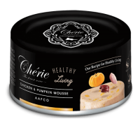 Консерва для котів Cherie, мус з курки та гарбуза, 80 гр..
