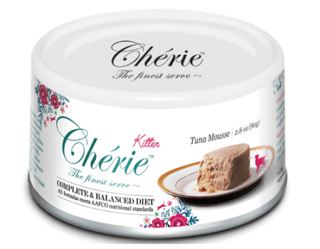 Консерва для кошенят Cherie, мус з тунця, 80 гр
