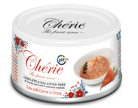 Консерва для котів Cherie "Urinary", з тунця та моркви в cоусі , 80 гр