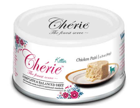 Консерва для кошенят Cherie, мус з курки, 80 гр