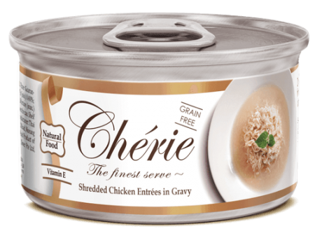 Консерва для котів Cherie, з мьясом курки в соусі, 80 гр