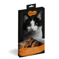 Mavsy - Creamy Treats Rabbit+chia seed, тушеный кролик в соусе из спелой хурмы с семенами Чиа, 5x15 г