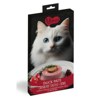 Mavsy - Creamy Treats Duck+ cranberry, паштет з качиної грудки з журавлинним суфле та чебрецем, 5x15 г
