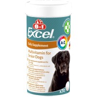 Витамины 8in1 Excel Multi Vitamin Senior для пожилых собак, мультивитамин, 70 шт