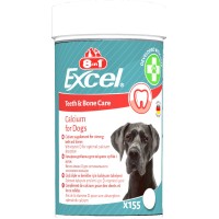 Витамины 8in1 Excel Calcium для щенков и взрослых собак, для зубов и костей, кальций, 155 шт