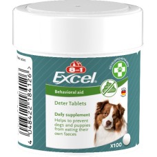 Вітаміни 8in1 Excel Deter для цуценят та дорослих собак, від копрофагії, 100 шт