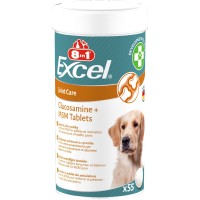 Витамины 8in1 Excel Glucosamine + MSM для щенков и взрослых собак, для суставов, 55 шт