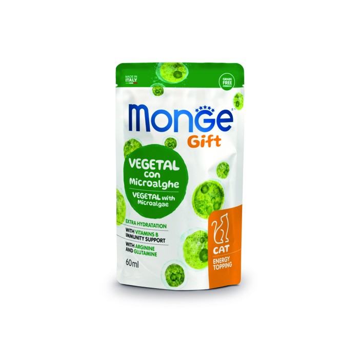 Лакомство Monge Gift Cat Vegetal Microalgae 60 г