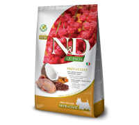 Сухой корм N&D Quinoa Skin&Coat ADULT MINI при пищевой аллергии с пере..
