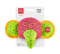 Іграшка для собак WAUDOG Fun, слон, 20х14 см, рожевий..