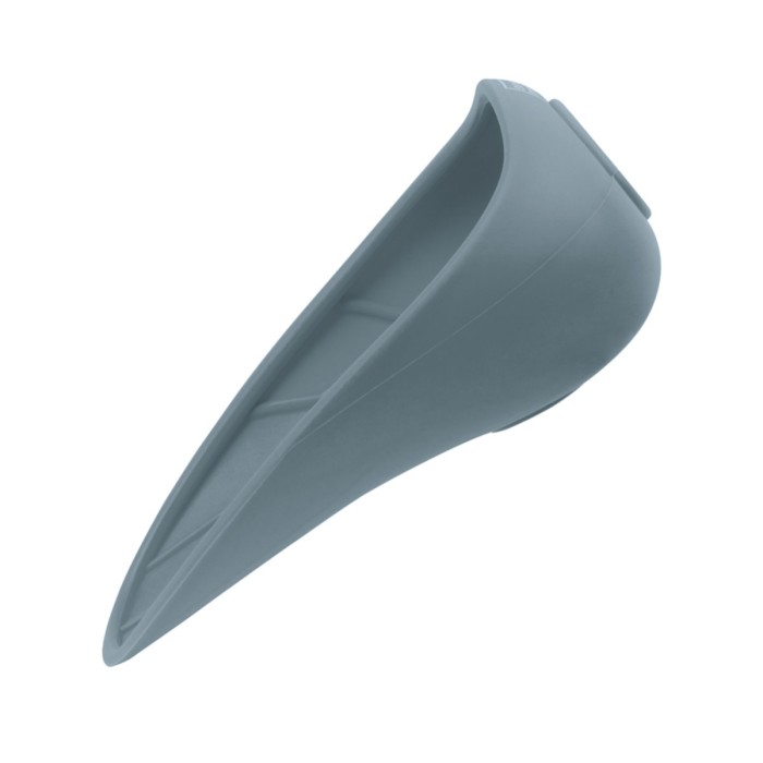 Поїлка-насадка на пляшку WAUDOG Silicone, 165х90 мм, сірий