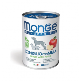 Консерви Monge Dog Fruit Monoprotein для собак, паштет, кролик з яблук..