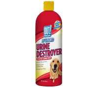 Рідина АУТ!, удосконалений руйнівник сечі, для видалення плям і запаху..