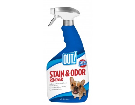 АУТ! Засіб д/видалення плям і запаху від життєдіял. собак і котів 945мл