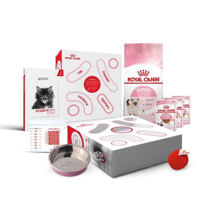 Набір для кошенят ROYAL CANIN KITTEN 1.2 кг +3 паучі 0.085 кг 