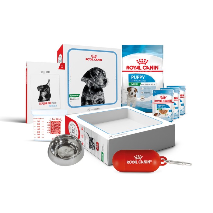 Набір для цуценят ROYAL CANIN MINI PUPPY 2 кг + 3 паучі 0.085 кг 