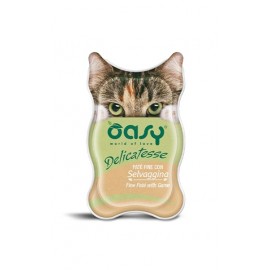 OASY CAT Паштет с дичью для взрослых кошек 0,085 кг..