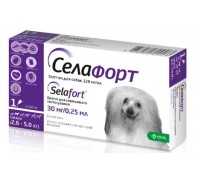 Селафорт для собак 30мг/0,25мл спот он (2,6-5кг) №1..