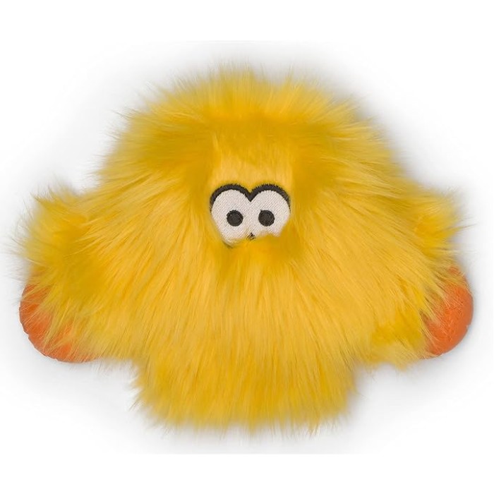 Игрушка для собак WEST PAW Taylor Lemon/Тейлор, пушистый, с пищалкой, лимонный, 25х15 см