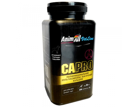 Витамины AnimAll VetLine Ca PRO для больших пород собак, 250 табл