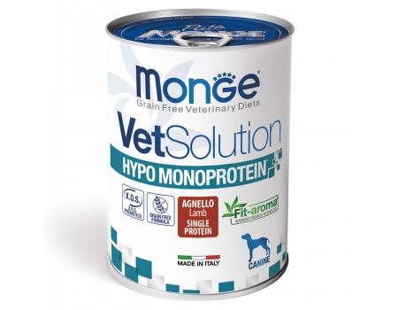 Консервы Monge VetSolution Wet Hypo canine, паштет, ягненок, 400г