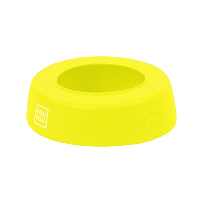 Миска-непроливайка  WAUDOG Silicone, 750 мл, жовтий